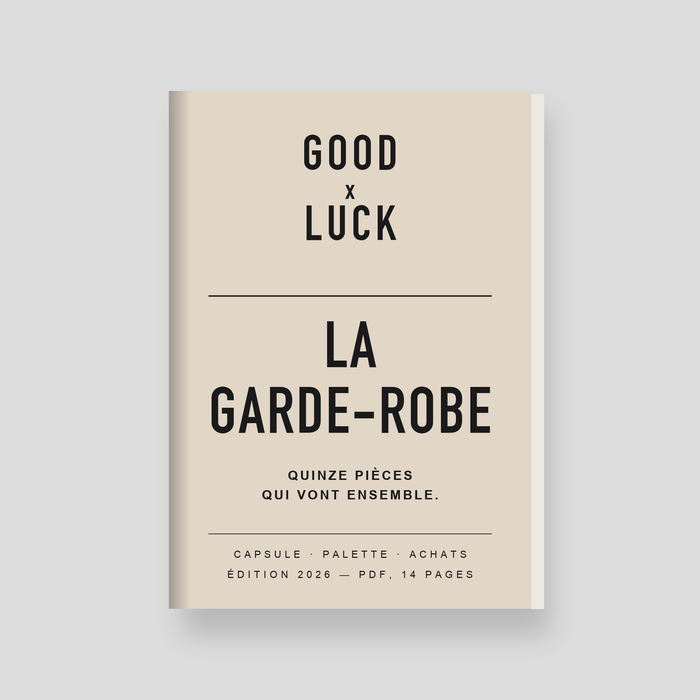 GOOD X LUCK — La garde-robe (e-book)