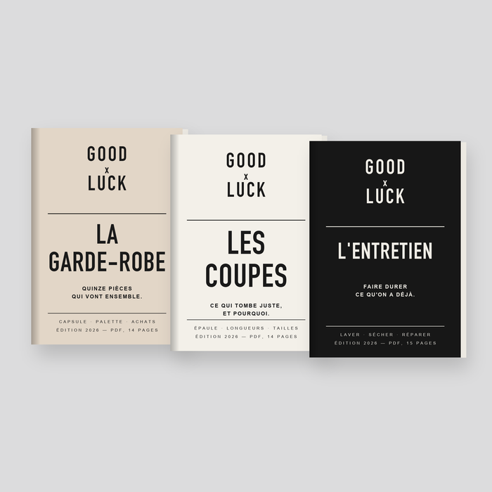 GOOD X LUCK — Le kit, les trois guides (e-book)