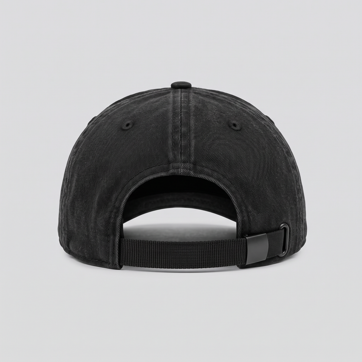Casquette noire, vue de dos