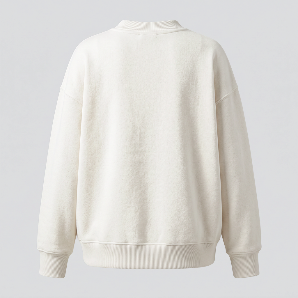 Crewneck blanc cassé, vue de dos