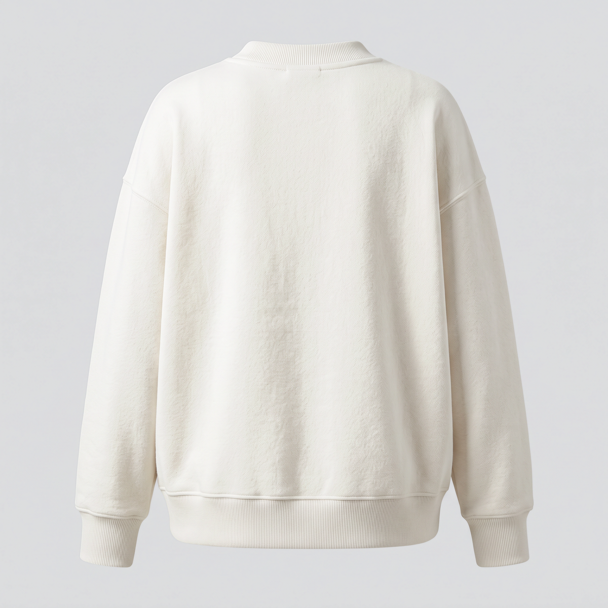 Crewneck blanc cassé, vue de dos