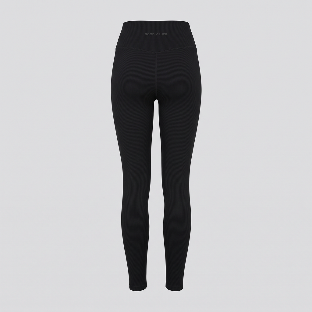 Legging noir, vue de dos