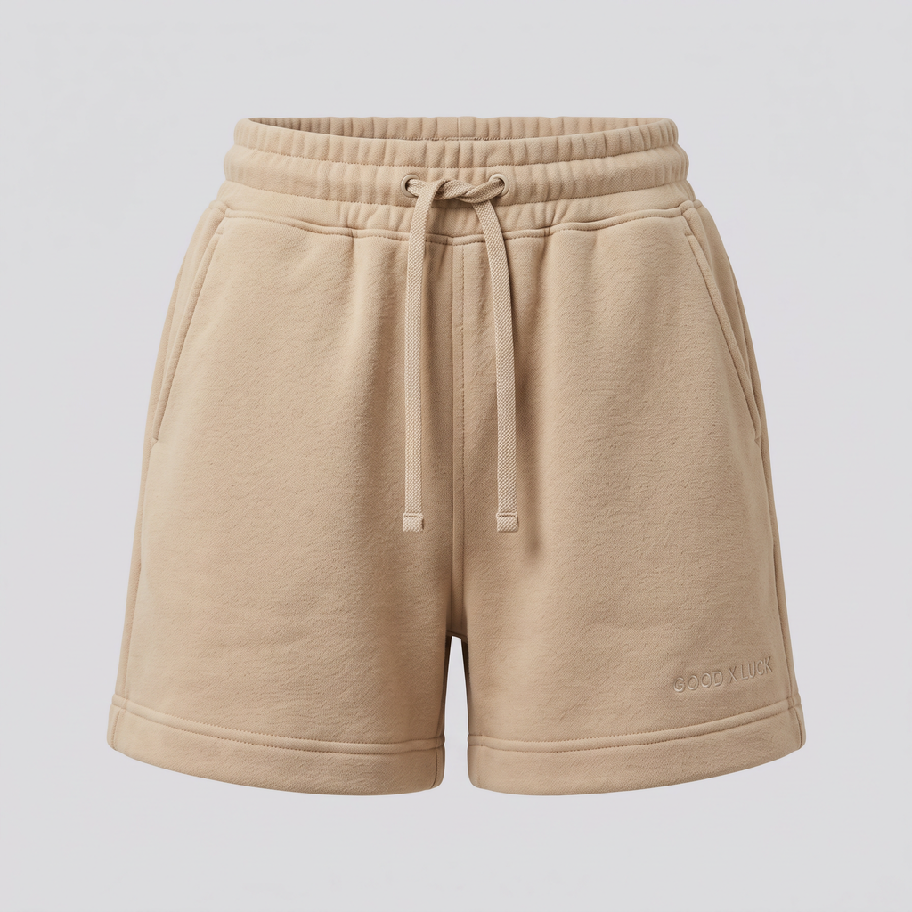 Short sable, vue de face
