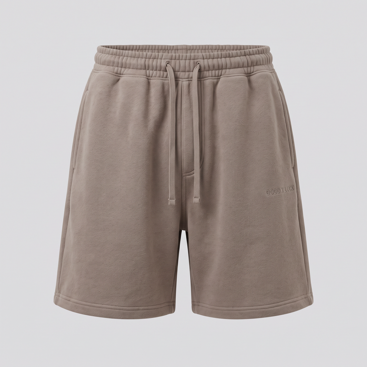 Short taupe, vue de face
